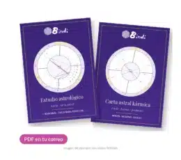 Pack en PDF de Bindi: estudio astrológico personalizado y carta astral kármica