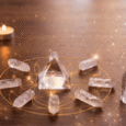 Parrilla de reiki con cuarzos
