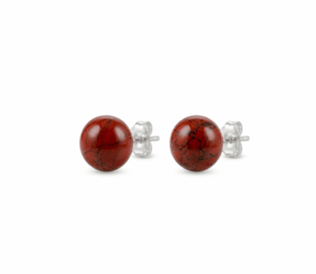 pendientes-bola-jaspe-rojo-plata