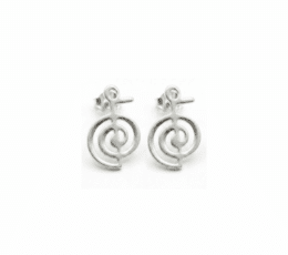 Pendientes choku rei plata