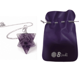 Péndulo merkaba amatista