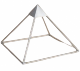 pirámide aluminio 30 cm