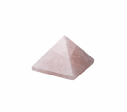 piramide cuarzo rosa 3cm