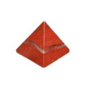 Pirámide jaspe rojo