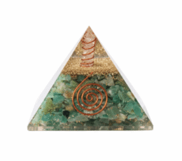 Pirámide orgonita jade
