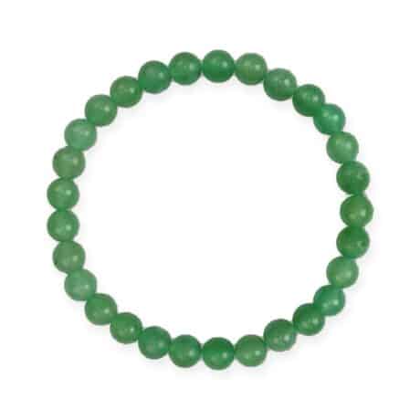 pulsera-aventurina-verde-bola-lisa-6mm