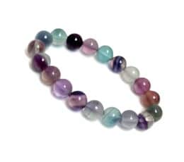 Pulsera bola fluorita