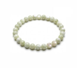 Pulsera bola nacar 6mm