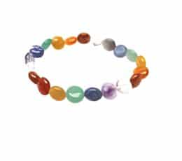 Pulsera chakras ovalada