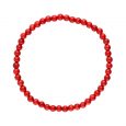 Pulsera bola coral 4mm