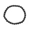 Pulsera bola obsidiana negra 6mm