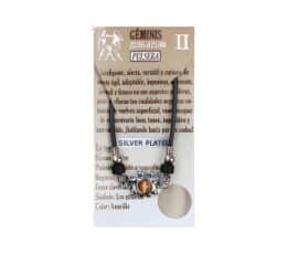 Pulsera horoscopo géminis ojo de gato