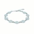 Pulsera medalla de San Benito- plata