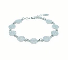 Pulsera medalla San Benito