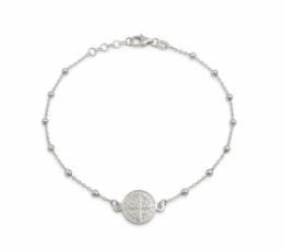 Pulsera medalla de san benito