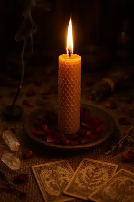 rituales con velas de miel