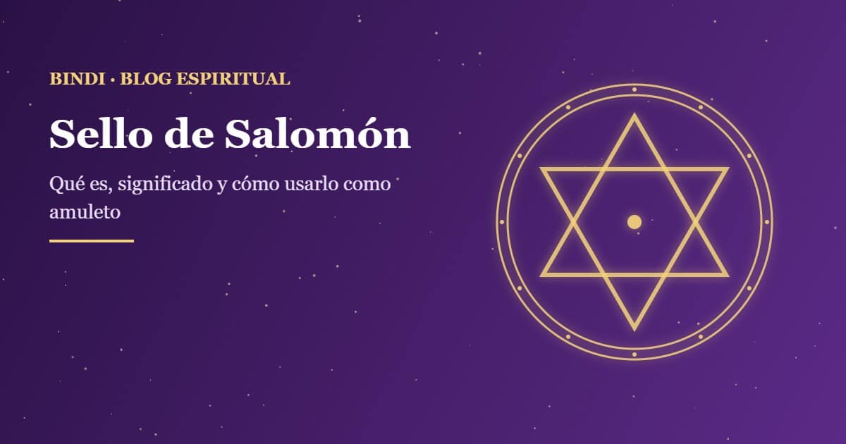 Sello de Salomón, hexagrama de protección