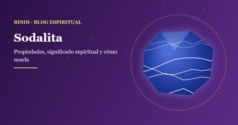 Sodalita, piedra azul de la mente clara y la comunicación