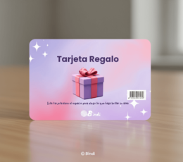 tarjeta regalo bindi