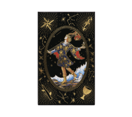 tarot golden foil