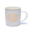 Taza flor de la vida- con infusor y tapa