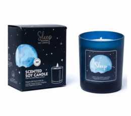 Vela de soja para dormir