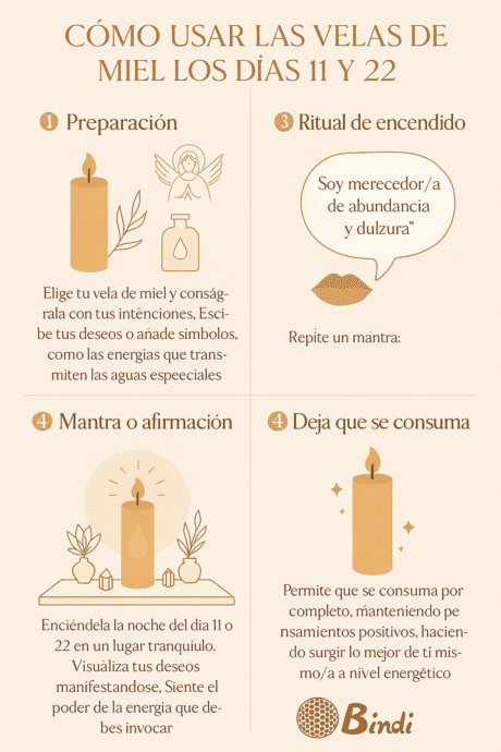 Velas de miel días 11 y 22 Bindi On line