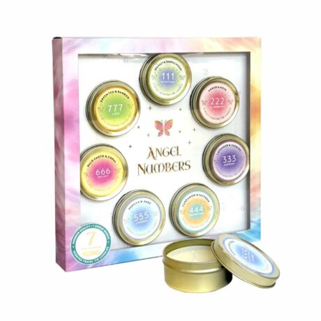 Velas números angélicos set de 7 velas aromáticas