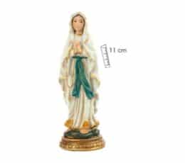 Figura Virgen de Lourdes 11 cm en resina